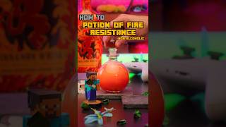 How To Make The Potion of Fire Resistance  NonAlcoholic Minecraft Drink  potions minecraft [upl. by Suryc71]