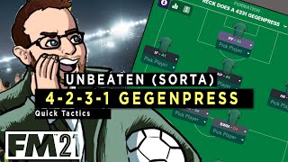 UNBEATEN 4231 GEGENPRESS for FOOTBALL MANAGER 2021 [upl. by Ajax390]