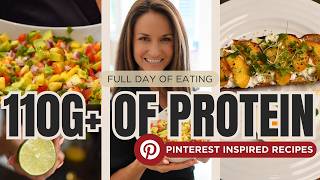 WHAT I EAT IN A DAY  110g of Protein  Pinterest Inspired Recipes [upl. by Silvia780]