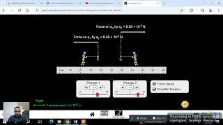 Fuerza eléctrica electromagnétismo fase 1 [upl. by Nirok271]