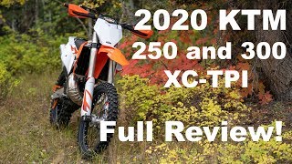 2020 KTM 300 XC TPI and 250 XC TPI Full Review [upl. by Shirley]