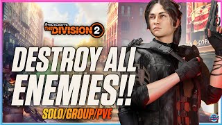 The Division 2 This Exotic Combo IS INSANE SoloGroup PVE Skill Build  Farm These MUST HAVE ITEMS [upl. by Areid]