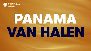 Van Halen  Panama Karaoke with Lyrics [upl. by Athal]