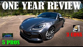 BRZ GR86 One Year Review Pros amp Cons [upl. by Noelopan621]