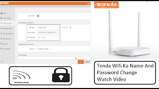 how to change tenda wifi name and password ​⁠​⁠RsBallu15 [upl. by Stephannie]