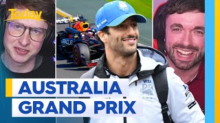 P1 Podcast hosts discuss 2024 Australian Grand Prix  Today Show Australia [upl. by Gnik]