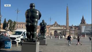 Botero a Roma le sculture monumentali nelle piazze della Capitale [upl. by Katuscha601]