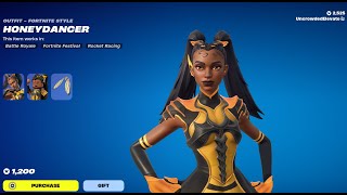 NEW HONEYDANCER SKIN  AMBITIOUS EMOTE Fortnite Item Shop 4th May 2024 [upl. by Birck]