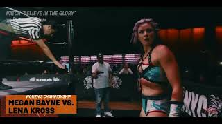 Megan Bayne vs Lena Kross HIGHLIGHTS  HOG Believe In The Glory  092924 [upl. by Iadahs]