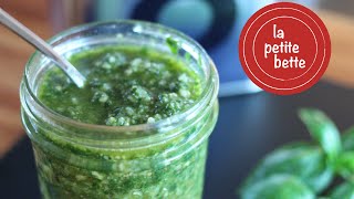 💚RECETTE FACILE DE PESTO MAISON 🌿💚 tuto COMMENT LE CONSERVER [upl. by Clausen]