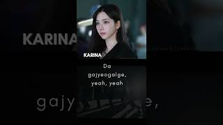 Karina  UP  Lyrics [upl. by Icam]