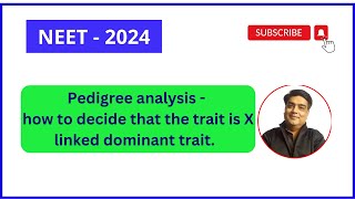 pedigree analysis  X linked dominant and X linked recessive solved examples [upl. by Arlen]