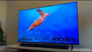 Sony Bravia 7 Mini LED TV Unboxing and Setup [upl. by Eenafets]