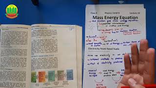 Mass Energy Equation  Class 9 Physics Unit 6 Lecture 13 [upl. by Dohsar960]