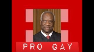 Clarence Thomas Pro Gay Marriage [upl. by Ivets]