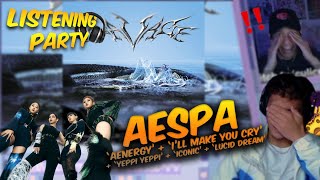 AESPA 에스파 SAVAGE ALBUM REACTION  AENERGY ILL MAKE YOU CRY YEPPI YEPPI ICONIC LUCID DREAM [upl. by Greyso]