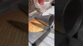 Making Waffle Coneswafflecones icecreamcones icecream [upl. by Aiyn]