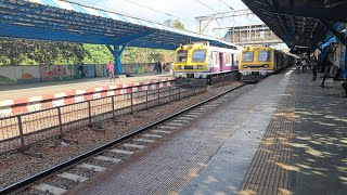 Announcement of Bandra Local Train and CSMT Slow local Train at Reay Road Railways Station Mumbai [upl. by Mela]