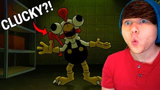 The DARK ORIGIN of CLUCKY Cartoon Animation GameToons REACTION [upl. by Malena56]