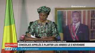 Congolais appelés à planter les arbres le 6 novembre [upl. by Ycaj]