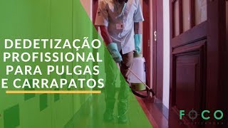 DEDETIZAÇÃO DE PULGAS  CARRAPATOS [upl. by Annerb]