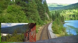 Kootenay Valley Railway Canadian Pacific Cabride  Trail to Nelson BC on an SD402 [upl. by Tay]