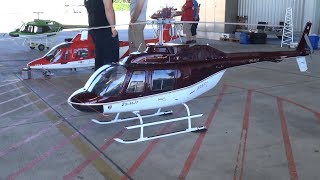 RC Helicopter Scale Turbine Model XXL Bell 206B3 [upl. by Ro209]