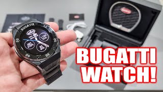 AFFORDABLE BUGATTI WATCH UNBOXING Bugatti Smartwatch Ceramique Edition One Full Set [upl. by Castera]