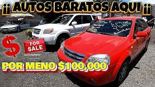 ¡¡Donde Comprar Camionetas y Autos muy Baratos con Menos de 100000¡¡ Tianguis Venta de Carpio 🙀😱 [upl. by Arahsak291]