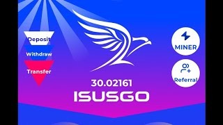 new app isusgo free mining crypto coin sing up bonus Coin 30 referral bonus code GCJTLXC2 [upl. by Cinamod698]