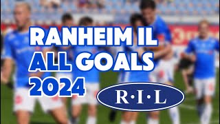 Ranheim IL alle 57 Mål i 2024💙🤍 [upl. by Nnaxor590]