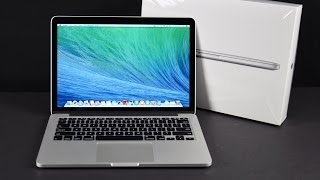 Apple MacBook Pro 13inch with Retina Display Late 2013 Unboxing Demo amp Benchmarks [upl. by Verlie]