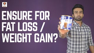 ENSURE PRODUCT REVIEW  HOW TO USE FOR WEIGHT GAINWEIGHT LOSS [upl. by Brett]