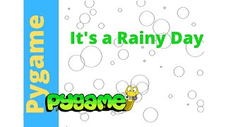 Rain Droplets Animation with Pygame Sprite in Python [upl. by Avin]