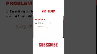 UNIT DIGITS PROBLEMS learn SSC psc upsc exam shorts [upl. by Yanaj]