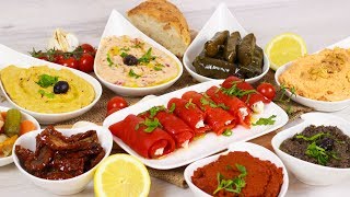 Türkische Vorspeisen  Meze I Beilagen zum Grillen  Dips [upl. by Ettedo]