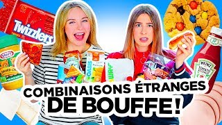 ON GOÛTE VOS COMBINAISONS ÉTRANGES DE BOUFFE 2018  2e peau [upl. by Hamal]