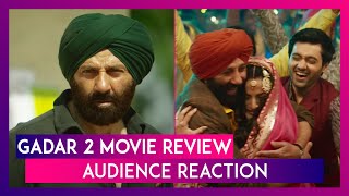 Gadar 2 Review Sunny Deol amp Ameesha Patel’s Film Receives Mixed Response From Netizens [upl. by Ahsek]