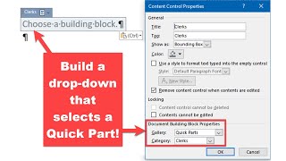 Quick Parts vs AutoText When is one a better choice [upl. by Ethel]