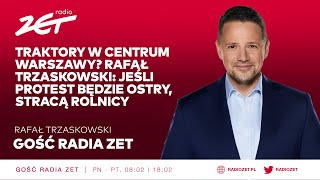 Traktory w centrum Warszawy Rafał Trzaskowski jeśli protest będzie ostry stracą rolnicy [upl. by Samuela]