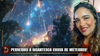 Perseidas umas das maiores chuvas de meteoro [upl. by Nylatsyrc]