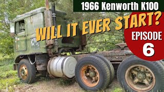 Kenworth K100 Cabover Will it ever start Detroit 8V71 [upl. by Tanaka]