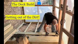 Deck Build off of back porch [upl. by Nyladam]