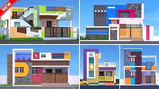 Top 30 Modern Small house Front Elevation Designs 2021  Single Floor House Design in Village [upl. by Iruy]