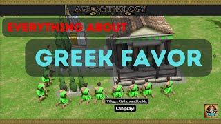 Everything about Greek Favor  Age of Mythology Retold  Deep Dive [upl. by Nileuqay622]