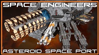 SPACE ENGINEERS EPIC Space Port  Cinematic Showcase [upl. by Rie]