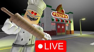 ESCAPE PAPA PIZZAS PIZZERIA SCARY OBBY Full Live Stream shorts roblox livestreams [upl. by Neibart]