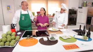 Carpaccio de alcachofas con ceviche y espuma de guacamole [upl. by Terry534]