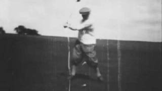 1930 Swing Analysis of Joyce Wethered 0136 Bobby Jones and 0357 Harry Vardon [upl. by Adnylem884]