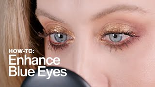 HOW TO Enhance Blue Eyes  MAC Cosmetics [upl. by Ohcirej843]